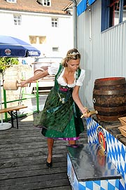 Bierkönigin Barbara Stadler (Foto. Ingrid Grossmann)